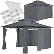 TECTAKE - Tonnelle Emine 4 x 3 m gris anthracite - vignette