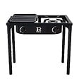 INTEC - Barbecue grill et réchaud 2 feux 9kW Kit Modulable 2en1 - 2 brûleurs - Plaque Grill , 3 Hauteurs Modulables Piezo INTEC - vignette