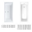 VILLEROY ET BOCH - Baignoire droite 170 X 80  Architectura acrylique avec pieds - vignette