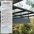 TECTAKE - Plaques doubles SHINY en polycarbonate découpables blanc transparent - vignette