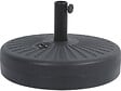 HABITAT ET JARDIN - Parasol jardin droit Alu "Sol" - Rond - Ø 3m - Taupe - Avec pied à lester - vignette