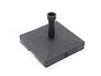 HABITAT ET JARDIN - Pieds de parasol a lester 45 x 45 cm avec roulettes - 18 kg - Noir - vignette
