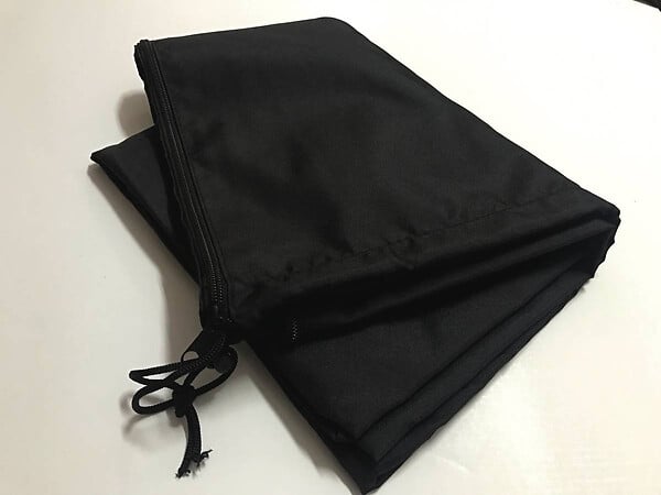 HABITAT ET JARDIN - Housse de protection pour parasol - 40 x 220 cm - Noir - large