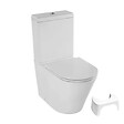 JACOB DELAFON - WC à poser sans bride sortie universelle Rodin+ avec abattant frein de chute + tabouret physiologique blanc - vignette