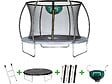HABITAT ET JARDIN - Trampoline avec filet intérieur "jumper" - Ø 3,05 - Gris - vignette