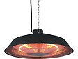 HABITAT ET JARDIN - Chauffage électrique suspendu - 1500W - Noir - vignette