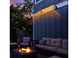 HABITAT ET JARDIN - Chauffage de terrasse infrarouge - 2000W - Argenté - vignette
