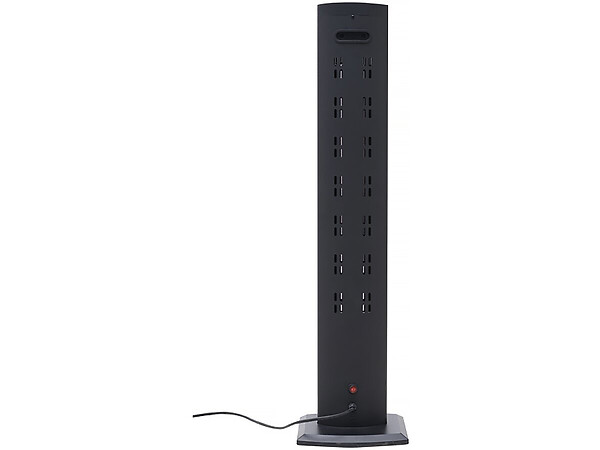 HABITAT ET JARDIN - Chauffage électrique radiant "Tornado" - 2000W - Noir - large