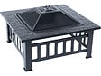 HABITAT ET JARDIN - Brasero avec couvercle anti braise "Flaméo" - Noir - vignette