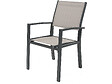 HABITAT ET JARDIN - Salon de jardin repas extensible "Lagos" - 200/320 x 105 x 76 cm - Taupe - 10 places - vignette