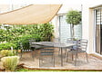 HABITAT ET JARDIN - Table jardin en métal "Bilbao" - 180 x 90 x 71 cm - Taupe - vignette