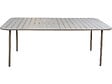 HABITAT ET JARDIN - Table jardin en métal "Bilbao" - 180 x 90 x 71 cm - Taupe - vignette