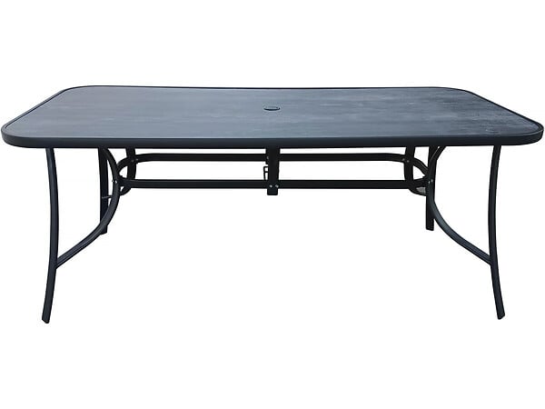 HABITAT ET JARDIN - Table de jardin "Cordoba" - Phoenix - 8 places - Gris effet marbre - large