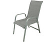 HABITAT ET JARDIN - Table et chaises de jardin en textilène "cordoba + Porto" 6 personnes gris clair - vignette