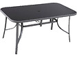 HABITAT ET JARDIN - Table et chaises de jardin en textilène "cordoba + Porto" 6 personnes gris clair - vignette