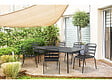 HABITAT ET JARDIN - Table jardin en métal "Bilbao" - 180 x 90 x 71 cm - Gris - vignette