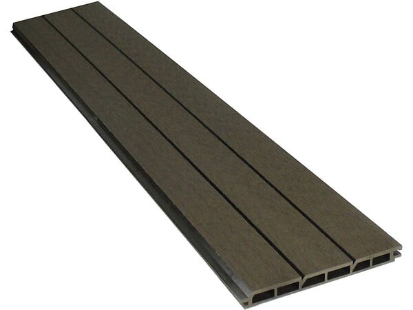 HABITAT ET JARDIN - Kit Clôture 1.6 x 1.2 m composite - Kit de fixation offert - Marron - large
