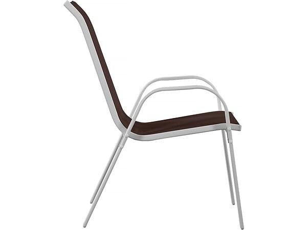 HABITAT ET JARDIN - Fauteuil jardin Textilène "Cordoba" - Phoenix - Taupe - Lot de 2 - large