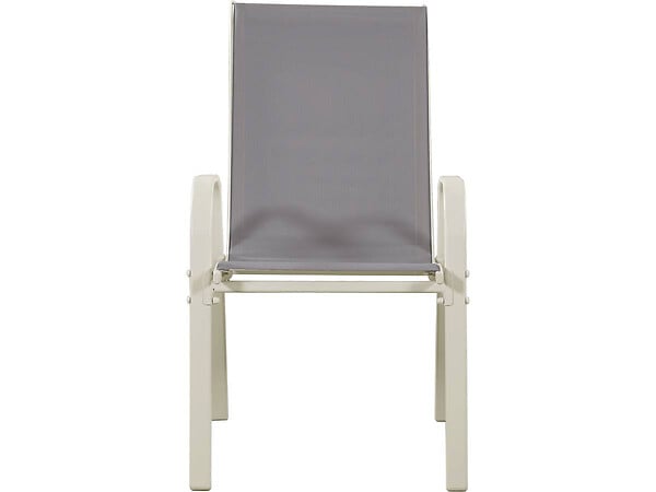 HABITAT ET JARDIN - Fauteuil jardin Textilène "Cordoba" - Phoenix - Gris clair - Lot de 4 - large