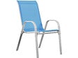 HABITAT ET JARDIN - Fauteuil jardin Textilène "Cordoba" - Phoenix - Bleu - Lot de 4 - vignette