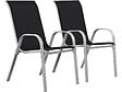 HABITAT ET JARDIN - Fauteuil jardin Textilène "Cordoba" - Phoenix - Noir - Lot de 2 - vignette
