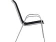 HABITAT ET JARDIN - Fauteuil jardin Textilène "Cordoba" - Phoenix - Noir - Lot de 2 - vignette