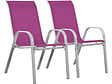 HABITAT ET JARDIN - Fauteuil jardin Textilène "Cordoba" - Phoenix - Rose - Lot de 2 - vignette