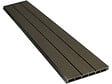 HABITAT ET JARDIN - Kit Clôture 1.6 x 1.2m composite - Kit de fixation offert - Marron - vignette