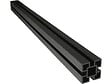HABITAT ET JARDIN - Kit Clôture 1.6 x 1.2 m composite - Kit de fixation offert - Gris - vignette