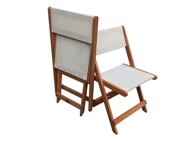 HABITAT ET JARDIN - Table et chaises de jardin en bois exotique  "Séoul" - 1 Table + 6 chaises - Maple - Beige - large