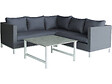 HABITAT ET JARDIN - Salon de jardin en aluminium "Turin" - Phoenix - Gris - vignette