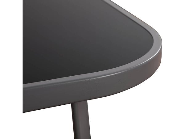 HABITAT ET JARDIN - Table et chaises de jardin en textilène "cordoba + Porto" 8 personnes gris clair - large