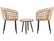 HABITAT ET JARDIN - Salon de jardin rotin "Vela" - 2 places - Marron - vignette