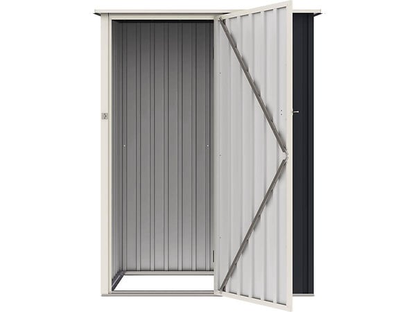 HABITAT ET JARDIN - Abris de Jardin métal "Vega II"- 1.35 m² -Gris - large