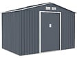 HABITAT ET JARDIN - Abri de jardin métal "Vegas II" - 5,29 m2 - Gris - vignette