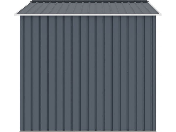 HABITAT ET JARDIN - Abri de jardin métal "Vegas II" - 5,29 m2 - Gris - large