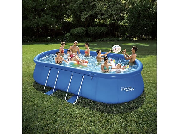 HABITAT ET JARDIN - Piscine autoportante - 6.10 x 3.66 x 1.22 m - large