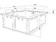 HABITAT ET JARDIN - Piscine bois rectangle " Caimans  " - 4.10 x 3.00 x 1.24  m - vignette