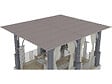 HABITAT ET JARDIN - Lot de 12 tôles de bardage en acier galvanisé "Atlanta" - 129 x 42 cm - Taupe - vignette