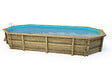 HABITAT ET JARDIN - Piscine bois " Sevilla 130 " - 8.57 x 4.57 x 1.31 m - Bâche à bulles  180 µ - Bâche hiver  280 g/m² - vignette