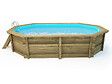 HABITAT ET JARDIN - Piscine bois " Miami 145  " - 4.86 x 3.36 x 1.45 m - vignette