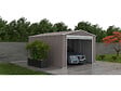 HABITAT ET JARDIN - Garage métal "Nevada" avec porte roulante - 15,61m² - vignette