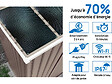 HABITAT ET JARDIN - Garage métal "Nevada" - 15,36m² avec panneaux solaires - vignette