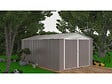 HABITAT ET JARDIN - Garage métal "Nevada" avec porte battante - 18,56 m² - vignette