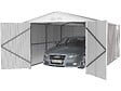 HABITAT ET JARDIN - Garage métal "Nevada" avec porte battante - 18,56 m² - vignette