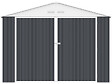 HABITAT ET JARDIN - Garage en métal "Houston" 18,56m²  - Anthracite - vignette