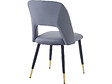 HABITAT ET JARDIN - Lot de 2 chaises en velours "Coralie" - Gris - vignette