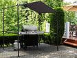 HABITAT ET JARDIN - Pergola tonnelle pour barbecue - 277 x 149 cm - Anthracite - vignette