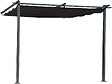 HABITAT ET JARDIN - Pergola adossée avec toit rétractable - 3 x 3 m - Gris anthracite - vignette