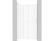 HABITAT ET JARDIN - Portillon aluminium "Lola" - 101.2 x 180.9 cm - Blanc - vignette